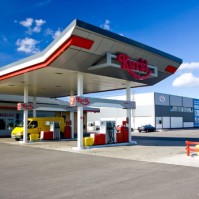 Shopping center of construction materials “Kurši” and fuel filling station
